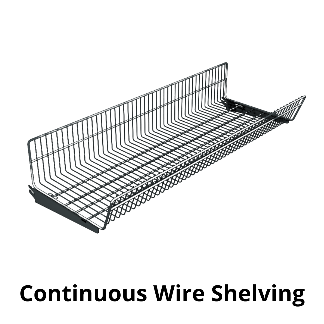 Take control of your store displays with a wide range of wire frame fixtures that will catch your customers' eyes. Put your products on show with spinner racks, strip rods, and much more.