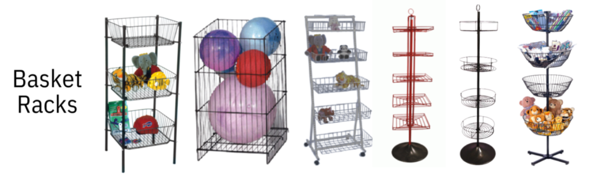  Get the perfect wire frame fixtures you need to display your store products. We provide spinner racks, strip rods and more. With our massive selection of wire frame displays, you're sure to find the right one for your needs.