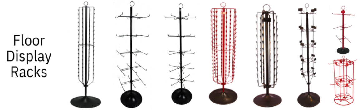  Get the perfect wire frame fixtures you need to display your store products. We provide spinner racks, strip rods and more. With our massive selection of wire frame displays, you're sure to find the right one for your needs.