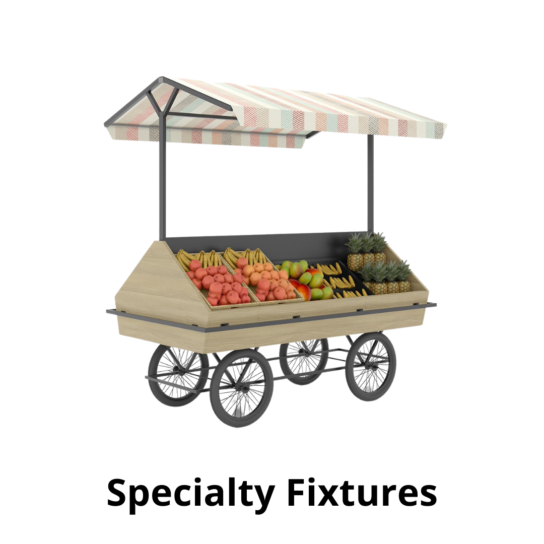  Get your fresh produce noticed with our unique display solutions. Choose from Euro Tables, Dry Tables and more to make sure your products stands out from the rest. 