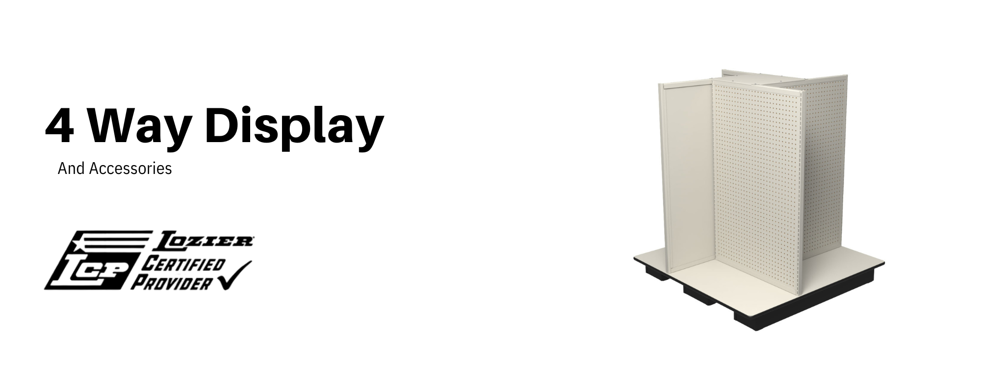 Get the perfect fixtures and displays for your store. From Grocery Stores to Convenience Stores to Hardware Stores, we have everything you need here at Store Displays. Our wide selection of products will help create the perfect shopping experience for your customers