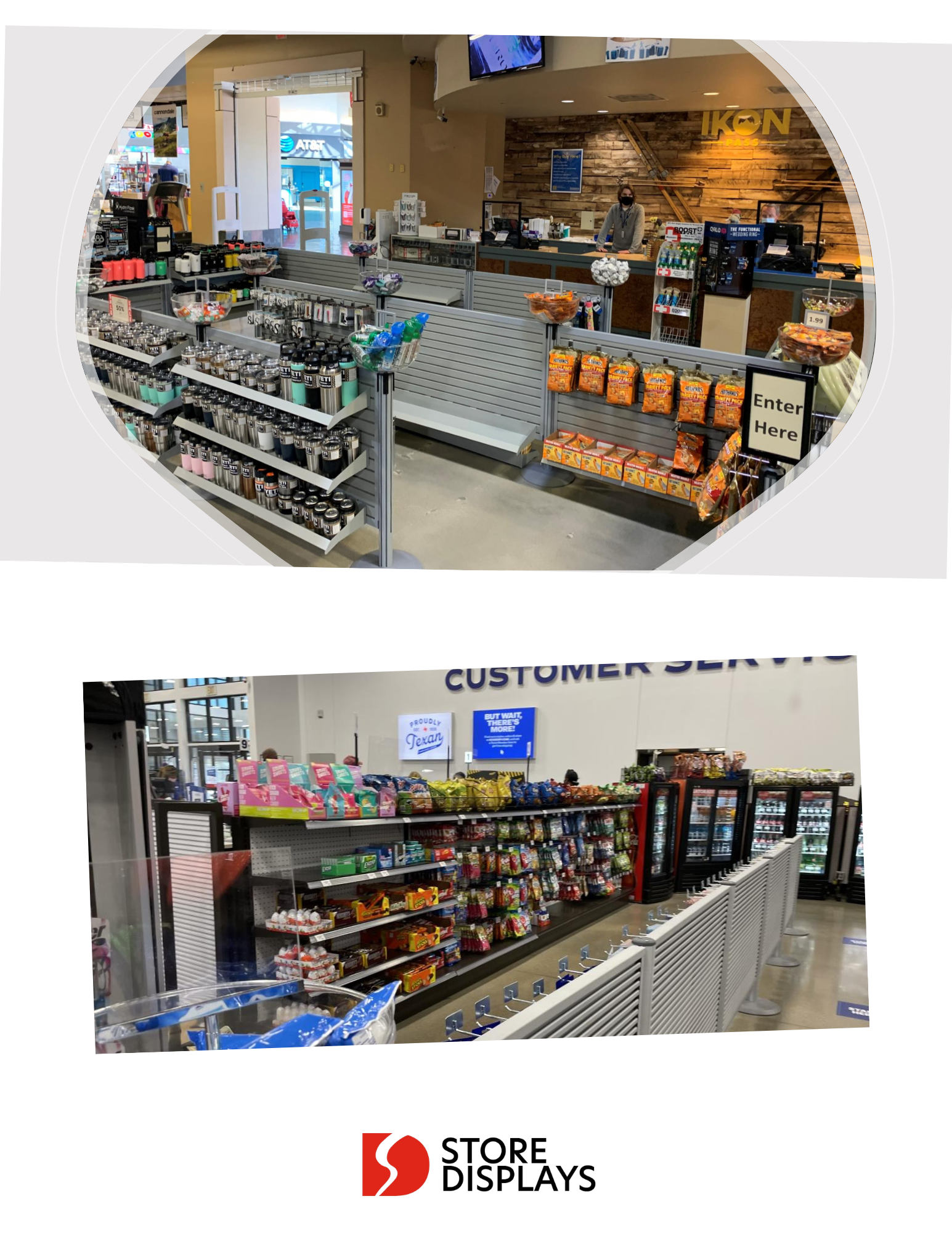 Gondolas from Store Displays International. Durable, accessible, and customizable gondolas are perfect for displaying merchandise in any size retail space.