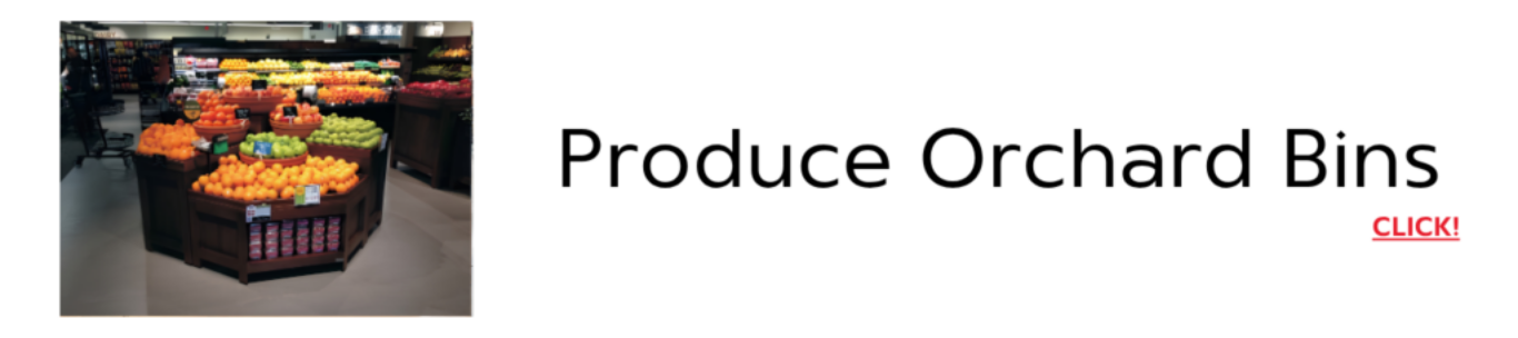  Get your fresh produce noticed with our unique display solutions. Choose from Euro Tables, Dry Tables and more to make sure your products stands out from the rest. 